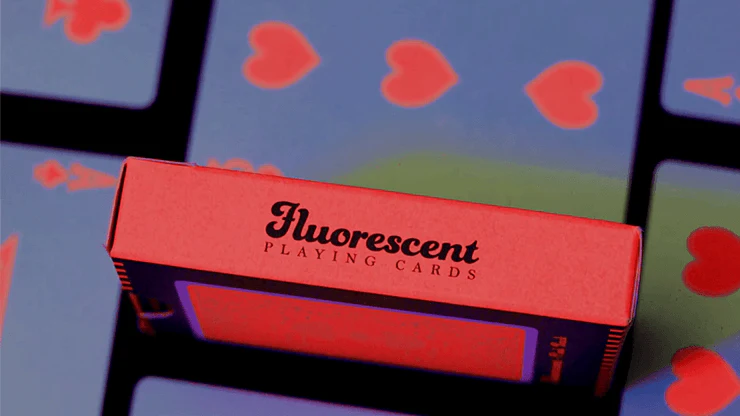 Fluorescent Peach Playing Cards MPC - Image 2