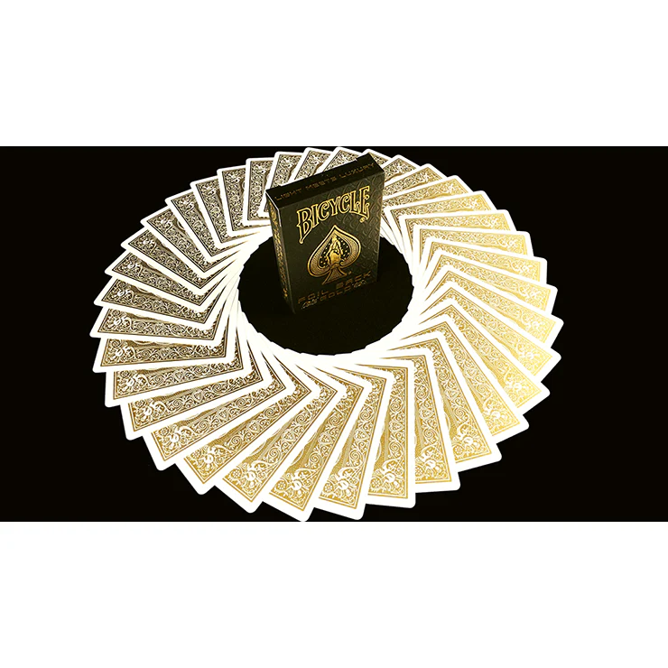 Foil Back Gold Bicycle Playing Cards Deck - Image 3