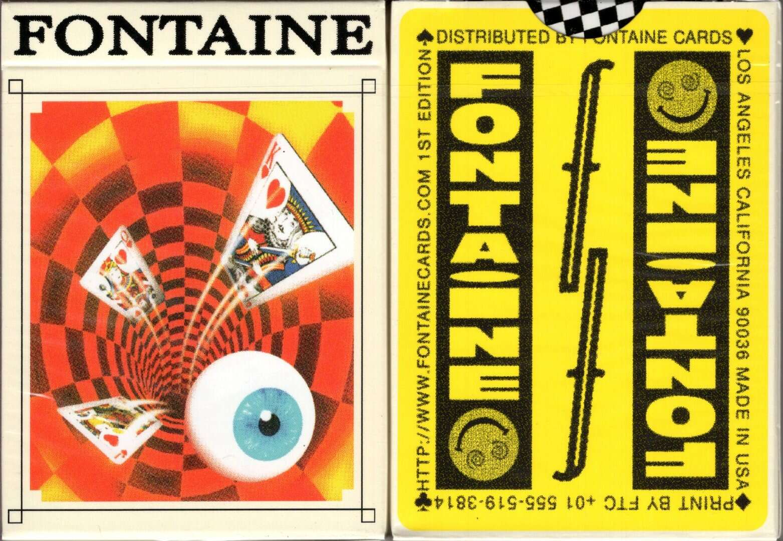 Fontaine Fever Dream Rave Playing Cards USPCC