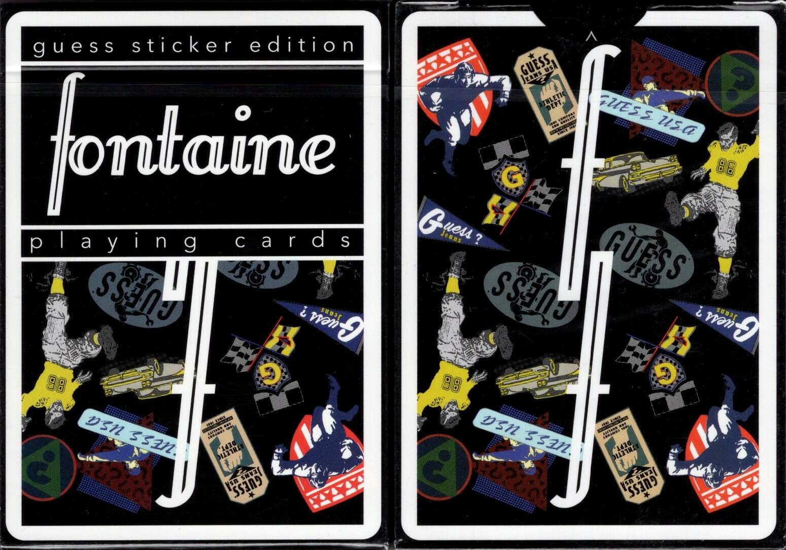 Fontaine Guess Sticker Playing Cards USPCC