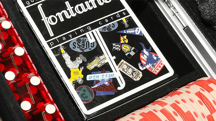 Fontaine Guess Sticker Playing Cards USPCC - Image 3