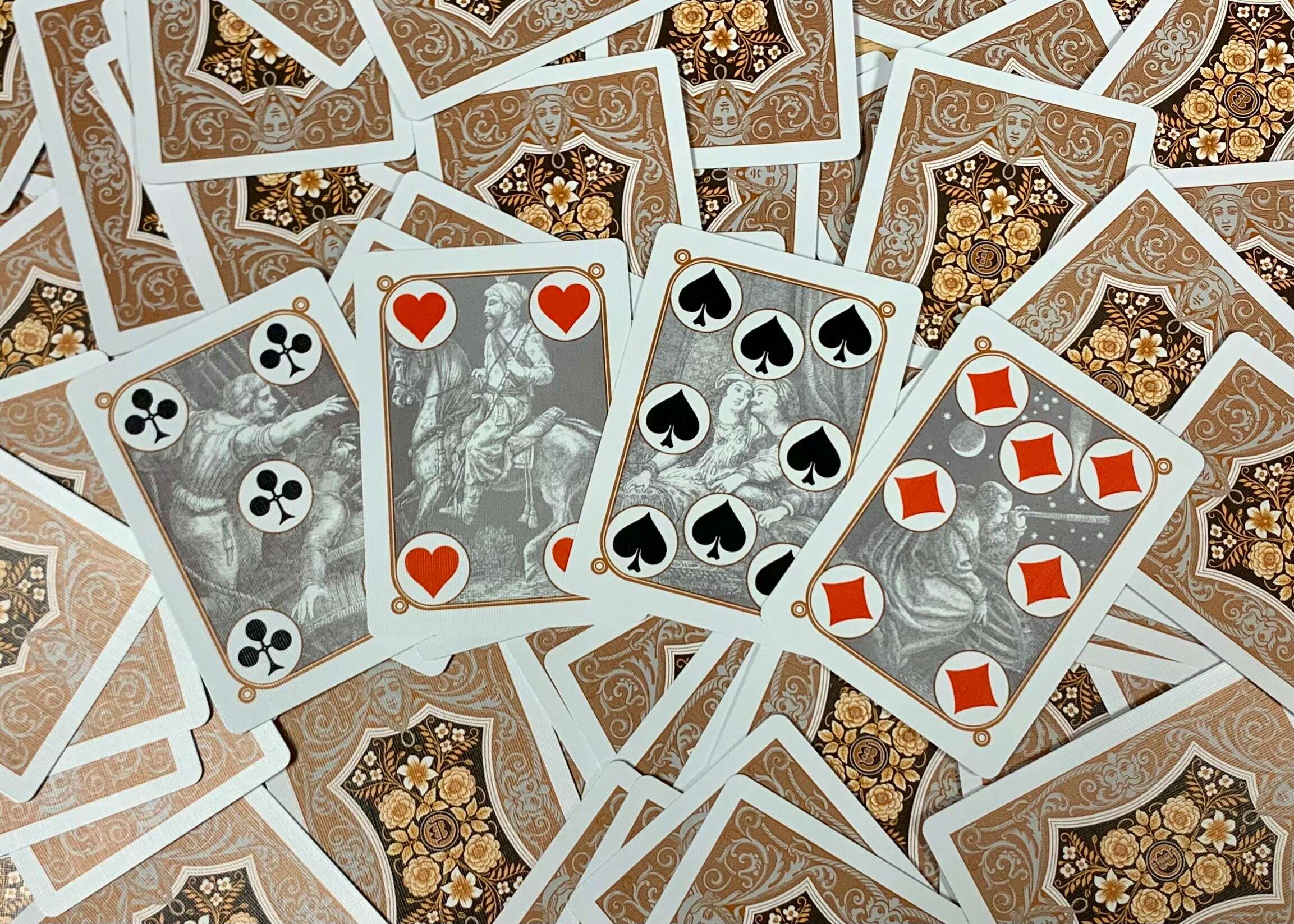Four Continents Copper Playing Cards USPCC - Image 3