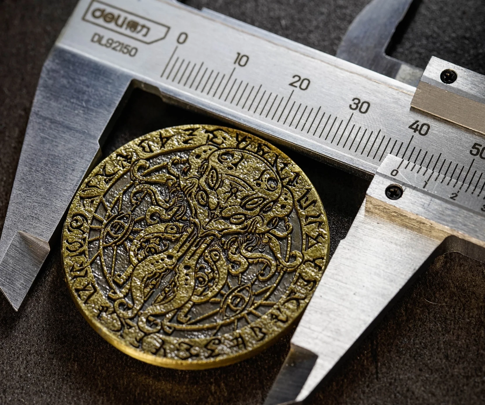 Four Elements Cthulhu Mythos Metal Coins - Image 5