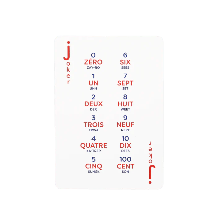 French Lingo Playing Cards - Image 2