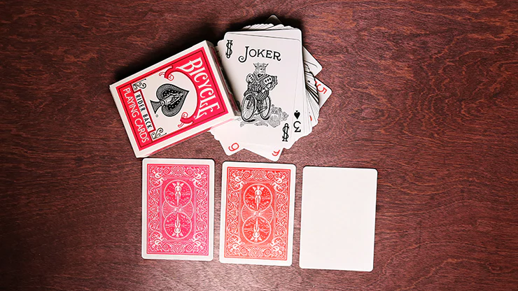 Fuchsia Rider Back Bicycle Playing Cards with Gaff Cards and 1 Joker - Image 4