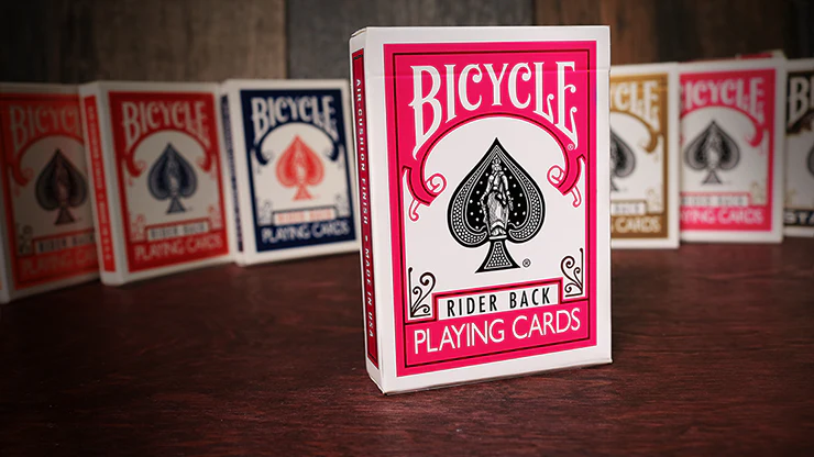 Fuchsia Rider Back Bicycle Playing Cards with Gaff Cards and 1 Joker - Image 5
