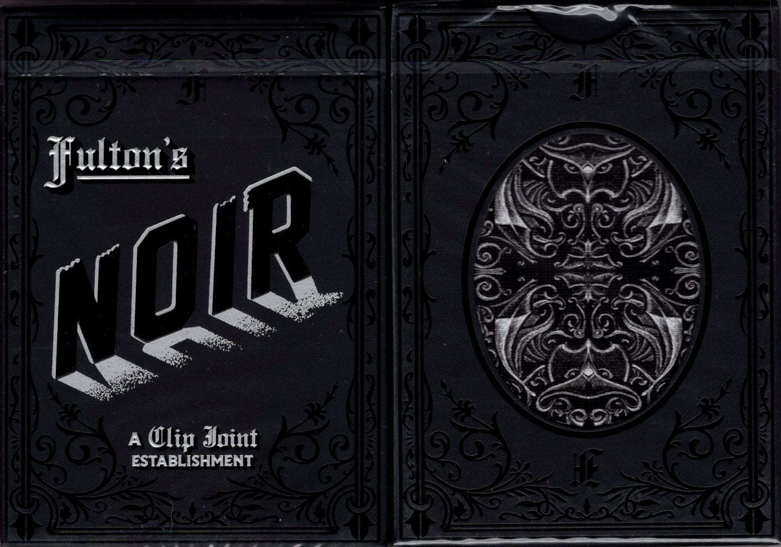 Fulton's Noir Playing Cards USPCC