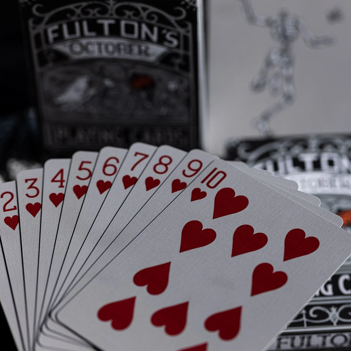 Fultons October Tombstone Grey Halloween Playing Cards - Image 7