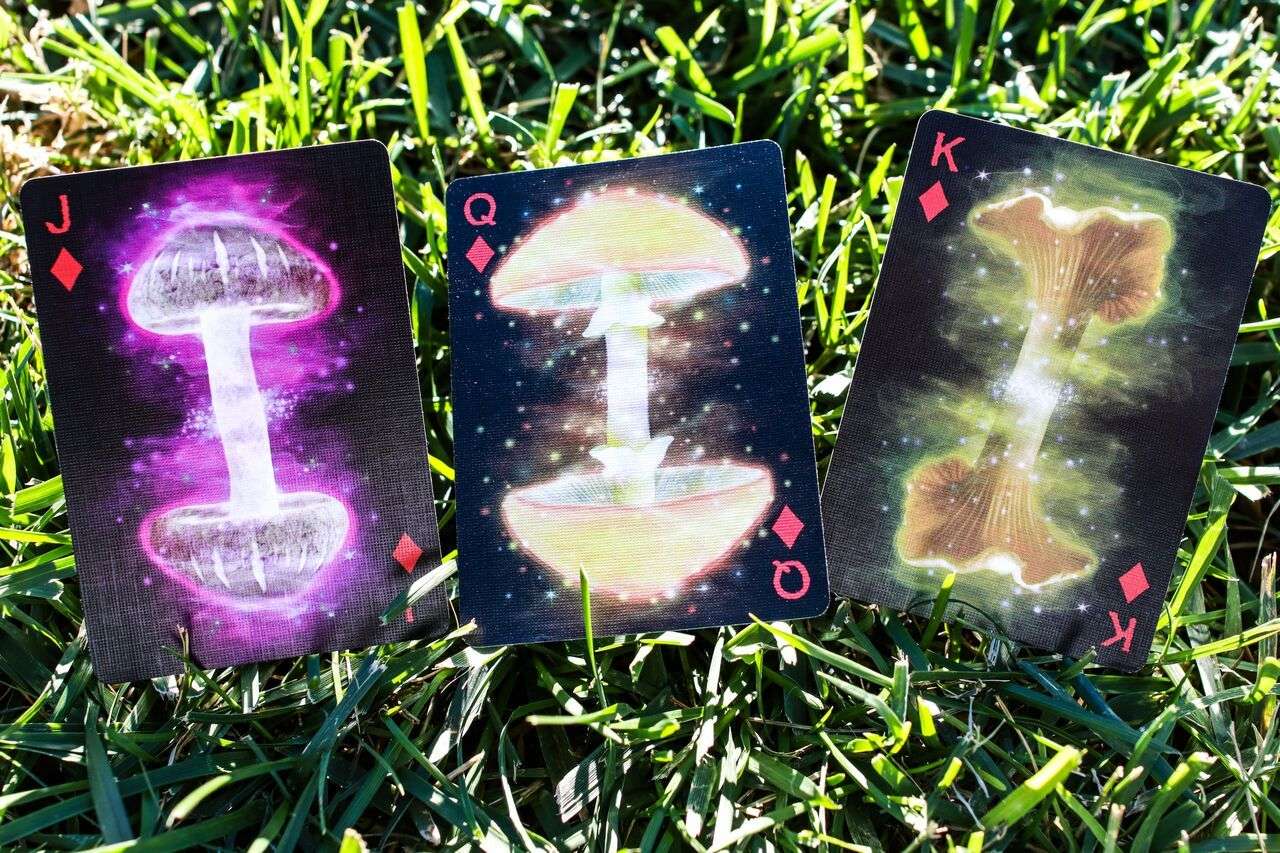 Fungi Mystic Mushrooms Mycological Playing Cards USPCC - Image 6