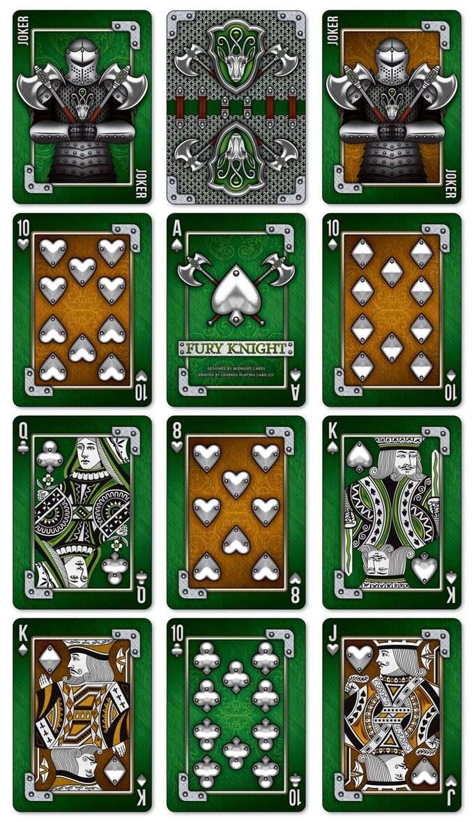 Fury Knight Playing Cards LPCC - Image 2