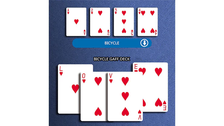 Gaff Rider Back Red Bicycle Playing Cards - Image 4
