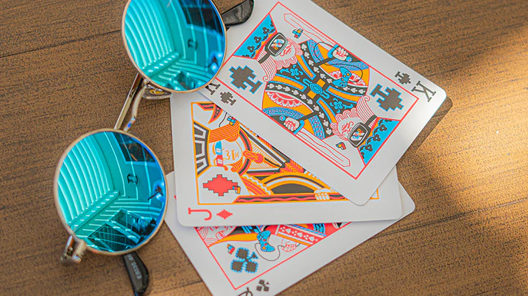 Game Over v2 Red Playing Cards USPCC - Image 4