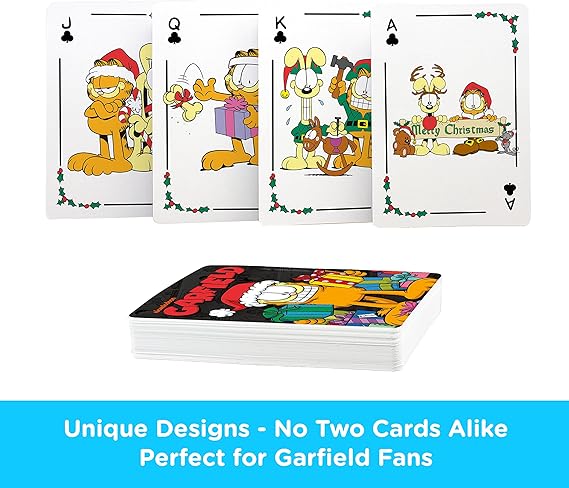 Garfield Christmas Playing Cards by Aquarius - Image 3