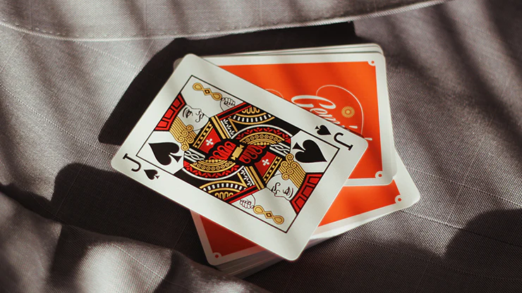 Gemini Casino 1975 Orange Playing Cards USPCC - Image 3