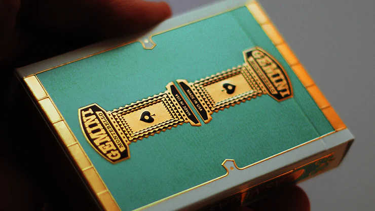 Gemini Casino Deluxe Turquoise Playing Cards USPCC - Image 6