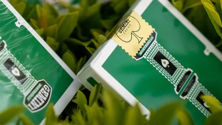 Gemini Casino Emerald Green Playing Cards USPCC - Image 5