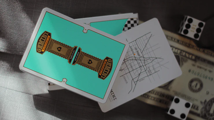 Gemini Casino Turquoise Playing Cards USPCC - Image 6