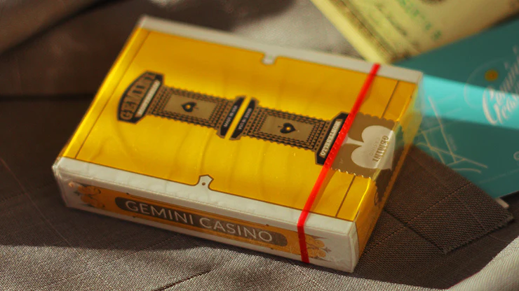Gemini Casino Yellow Playing Cards USPCC - Image 6