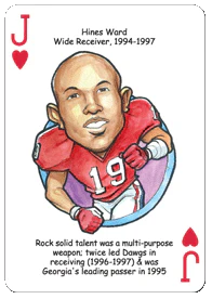 Georgia Football Heroes Playing Cards - Image 6