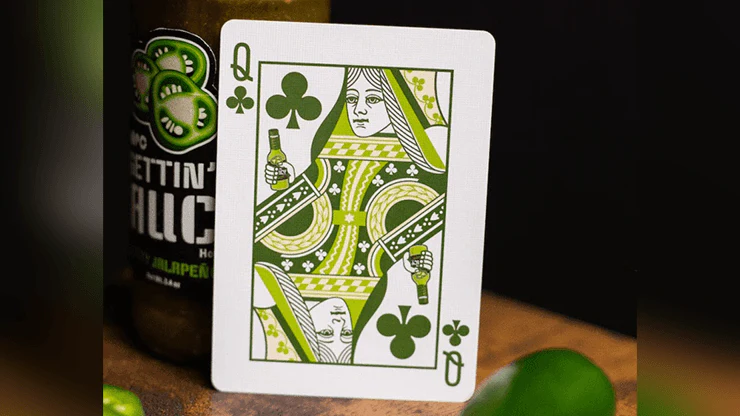 Gettin' Saucy Jalapeno Playing Cards USPCC - Image 4