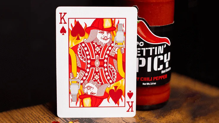 Gettin' Spicy Chili Pepper Playing Cards USPCC - Image 5