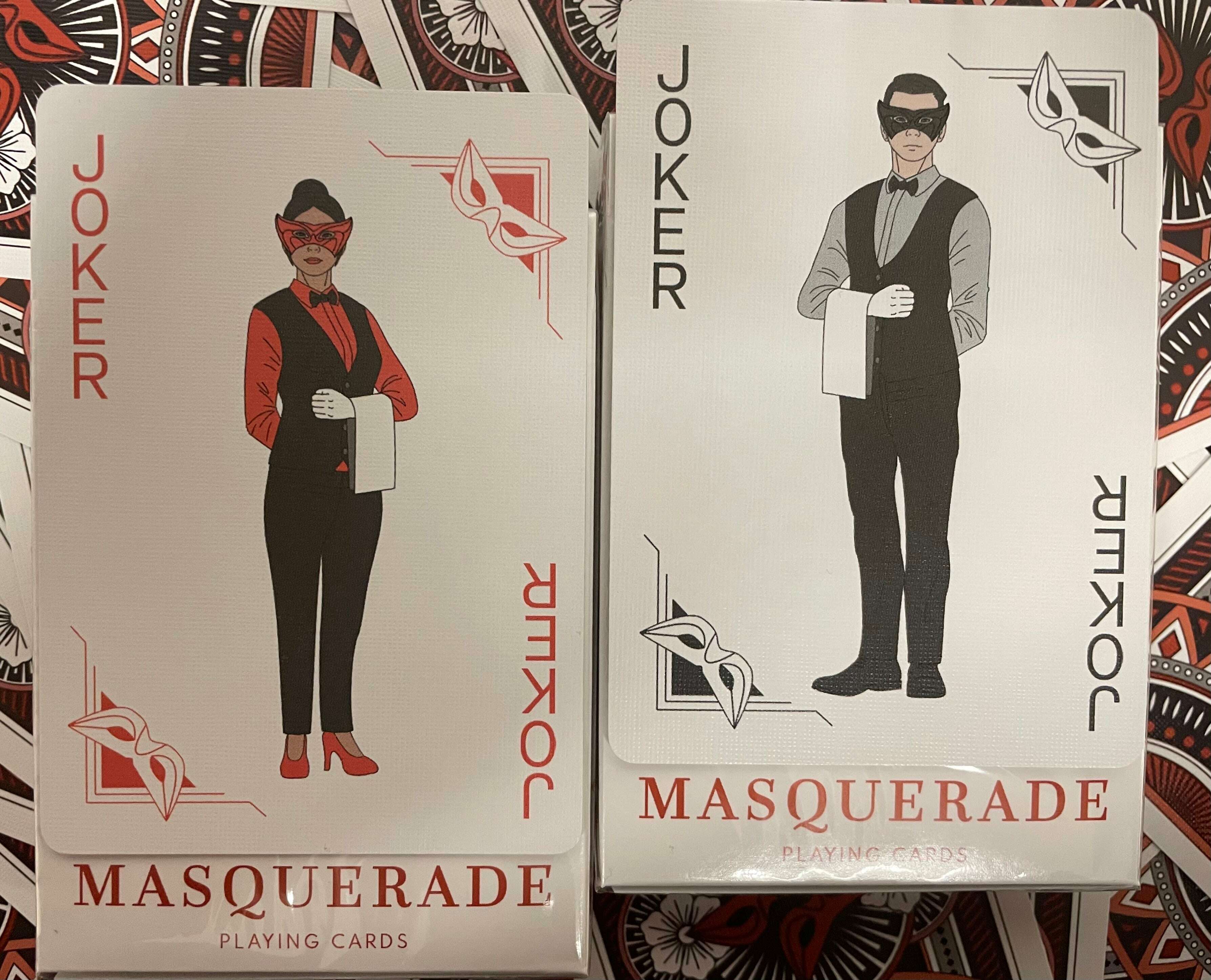 Gilded Masquerade Bicycle Playing Cards - Image 11