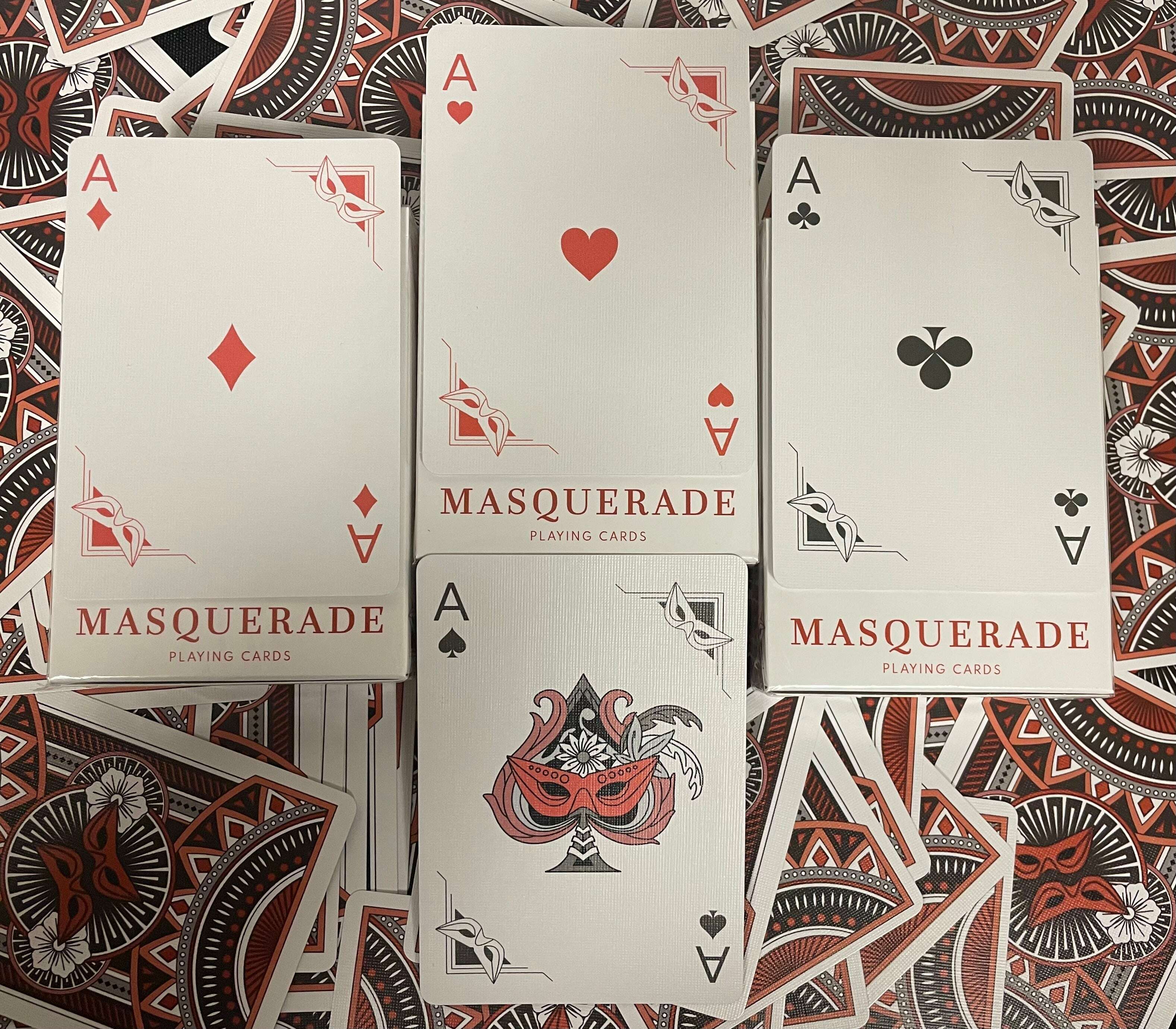Gilded Masquerade Bicycle Playing Cards - Image 12