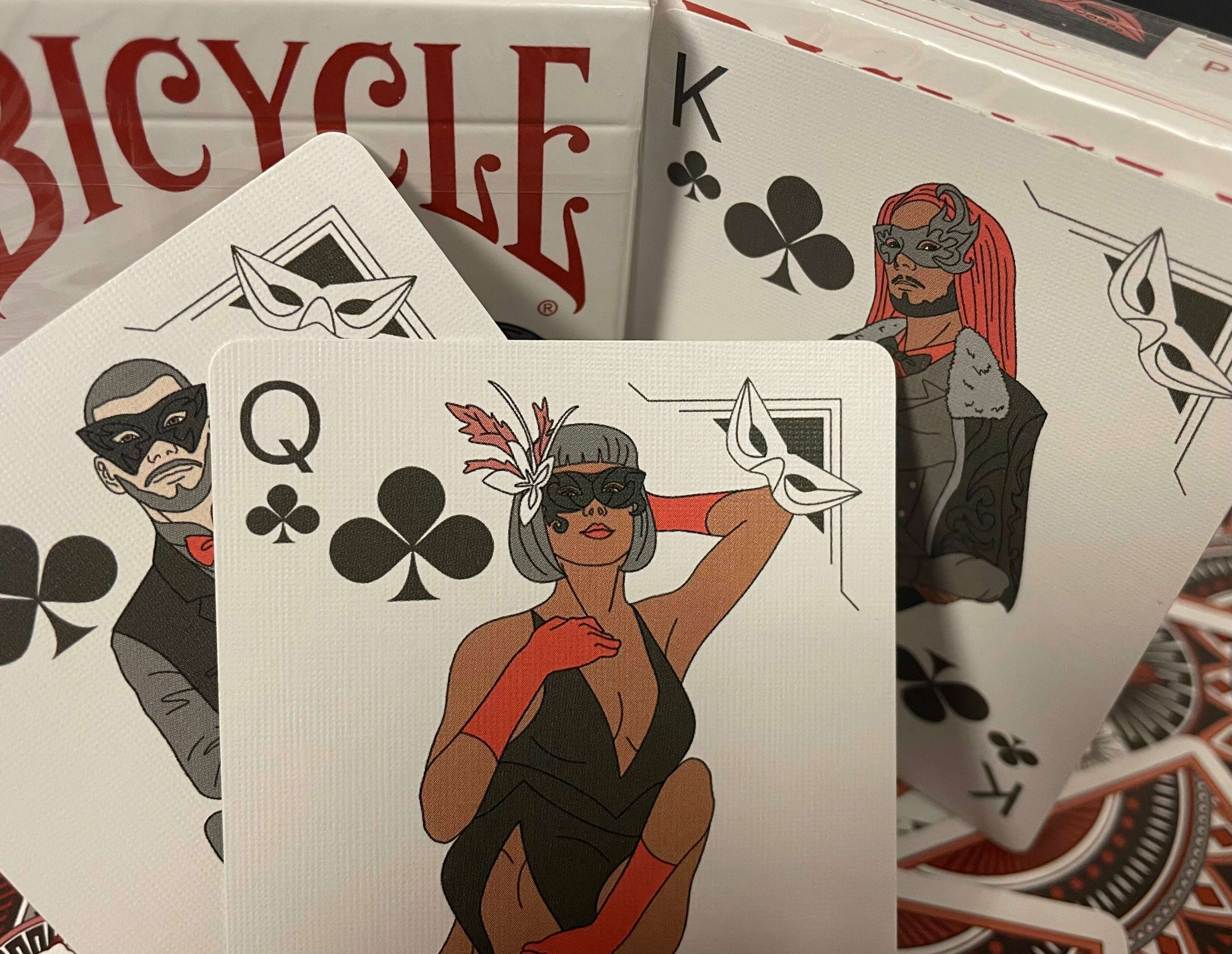 Gilded Masquerade Bicycle Playing Cards - Image 7