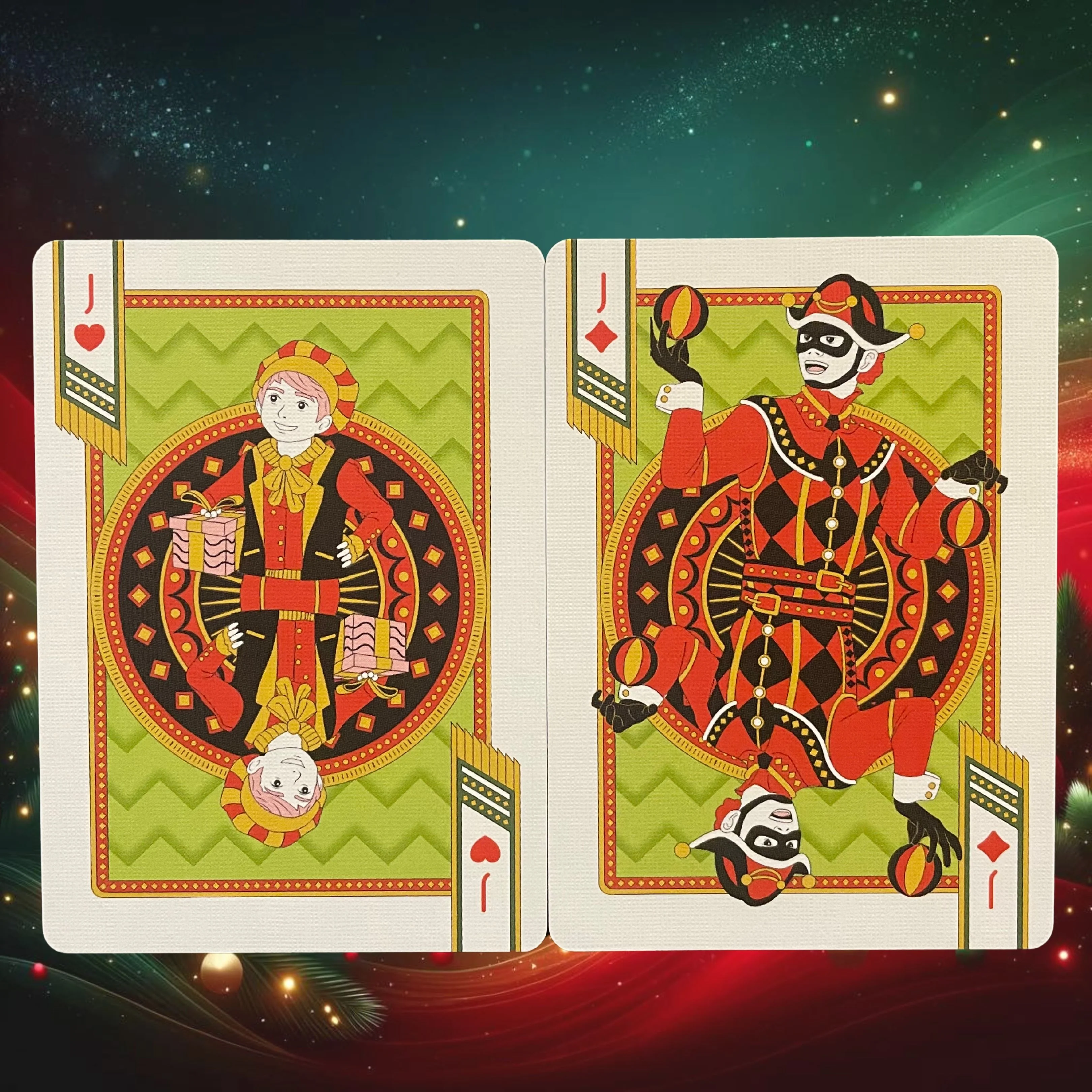 Gilded Nutcracker Bicycle Playing Cards - Image 6