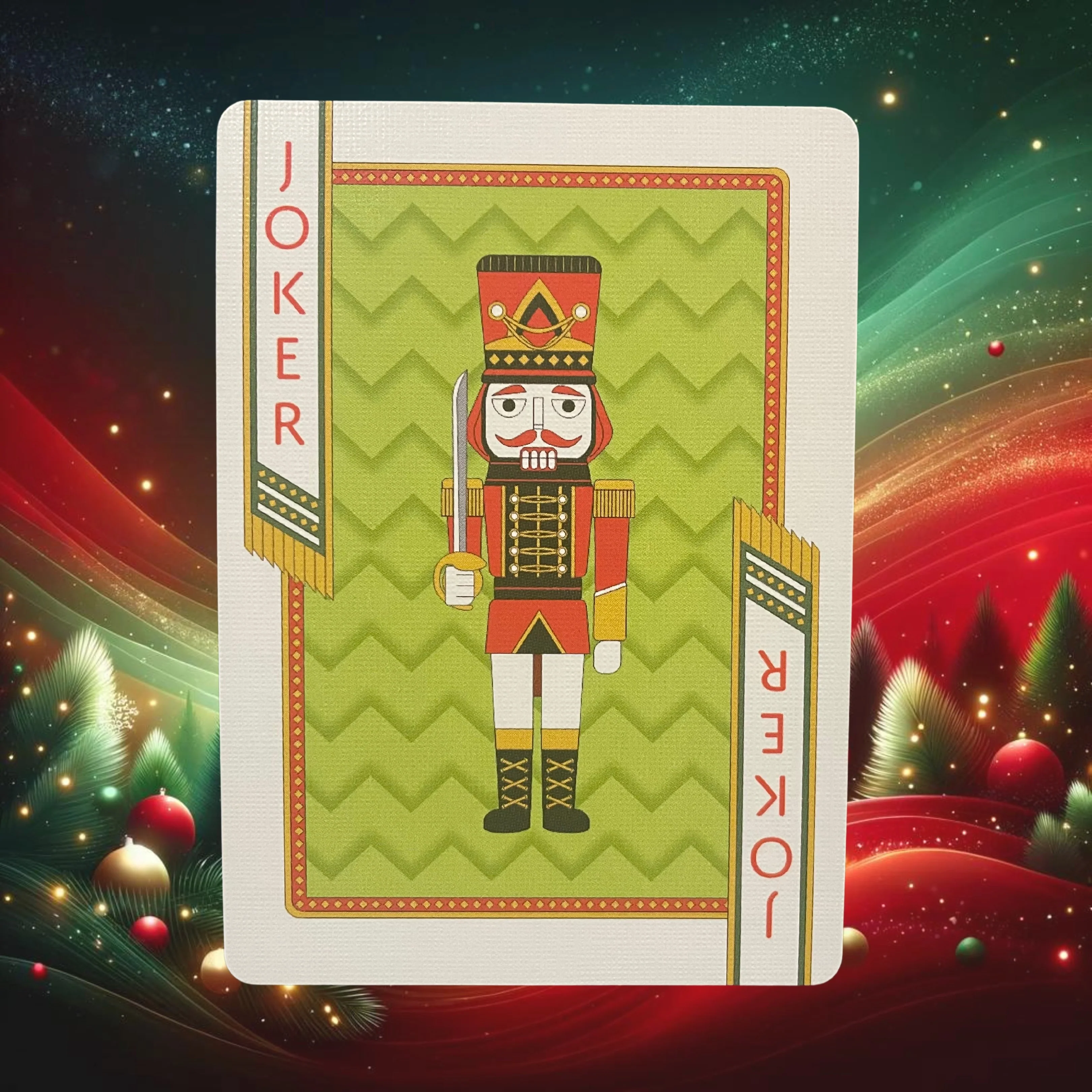 Gilded Nutcracker Bicycle Playing Cards - Image 7
