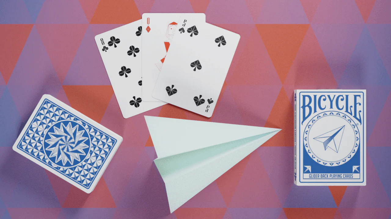 Glider Back Marked Gilded Bicycle Playing Cards - Image 7