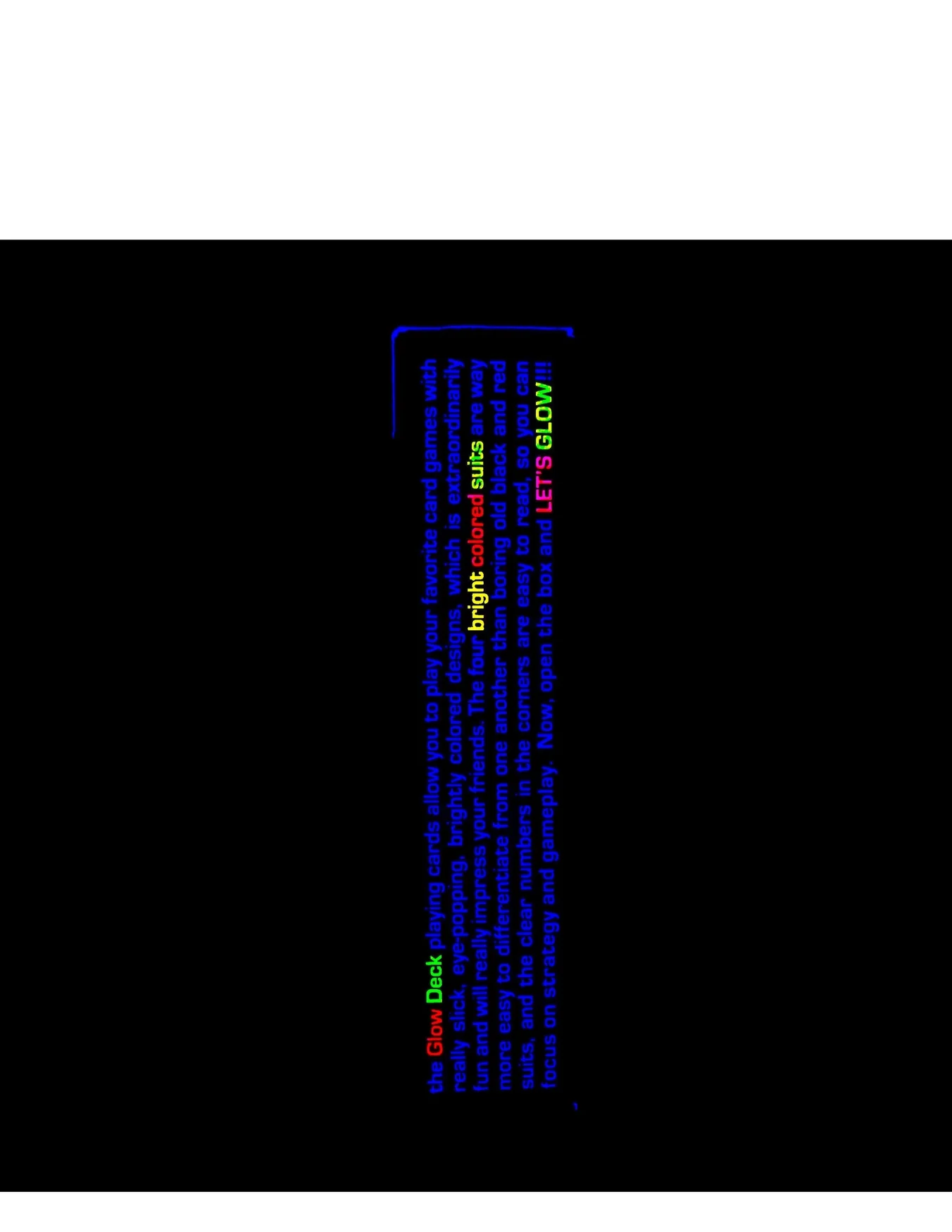 Glow Deck: Fluorescent Playing Cards - Image 7