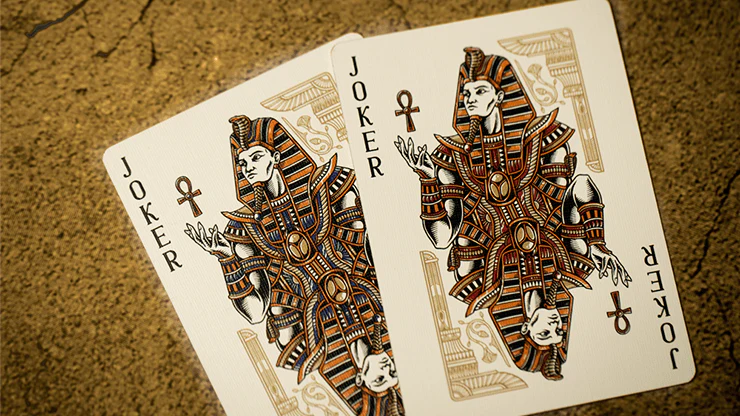Gods of Egypt Gilded Playing Cards 2 Deck Set TWPCC - Image 11