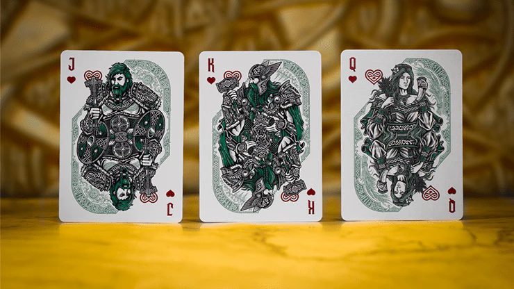 Gods of Norse Olive Esse Playing Cards TPCC - Image 3