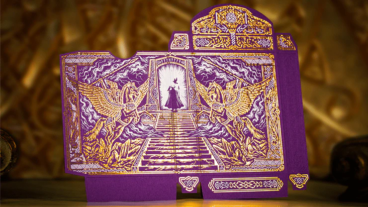 Gods of Norse Purple Royal Playing Cards TPCC - Image 7