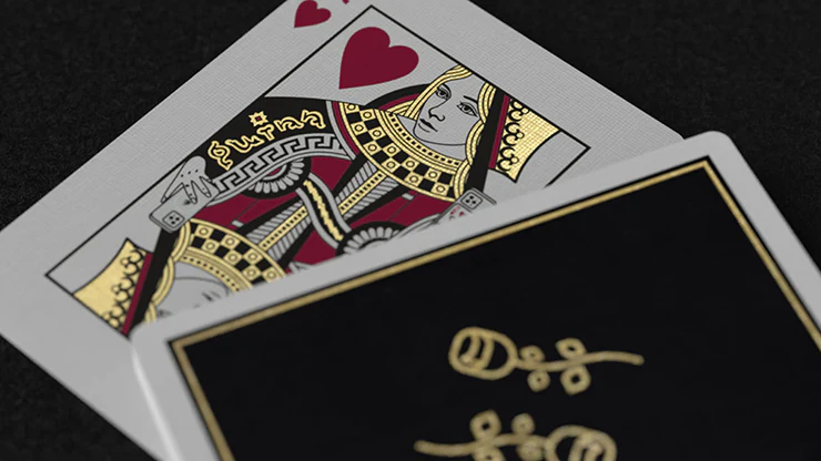 Gold Foil Black Roses Casino Playing Cards - Image 7