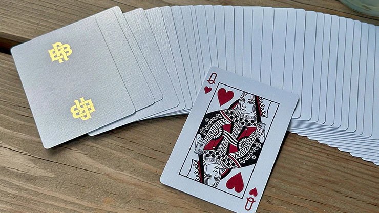Gold Foil Monogram Playing Cards - Image 3