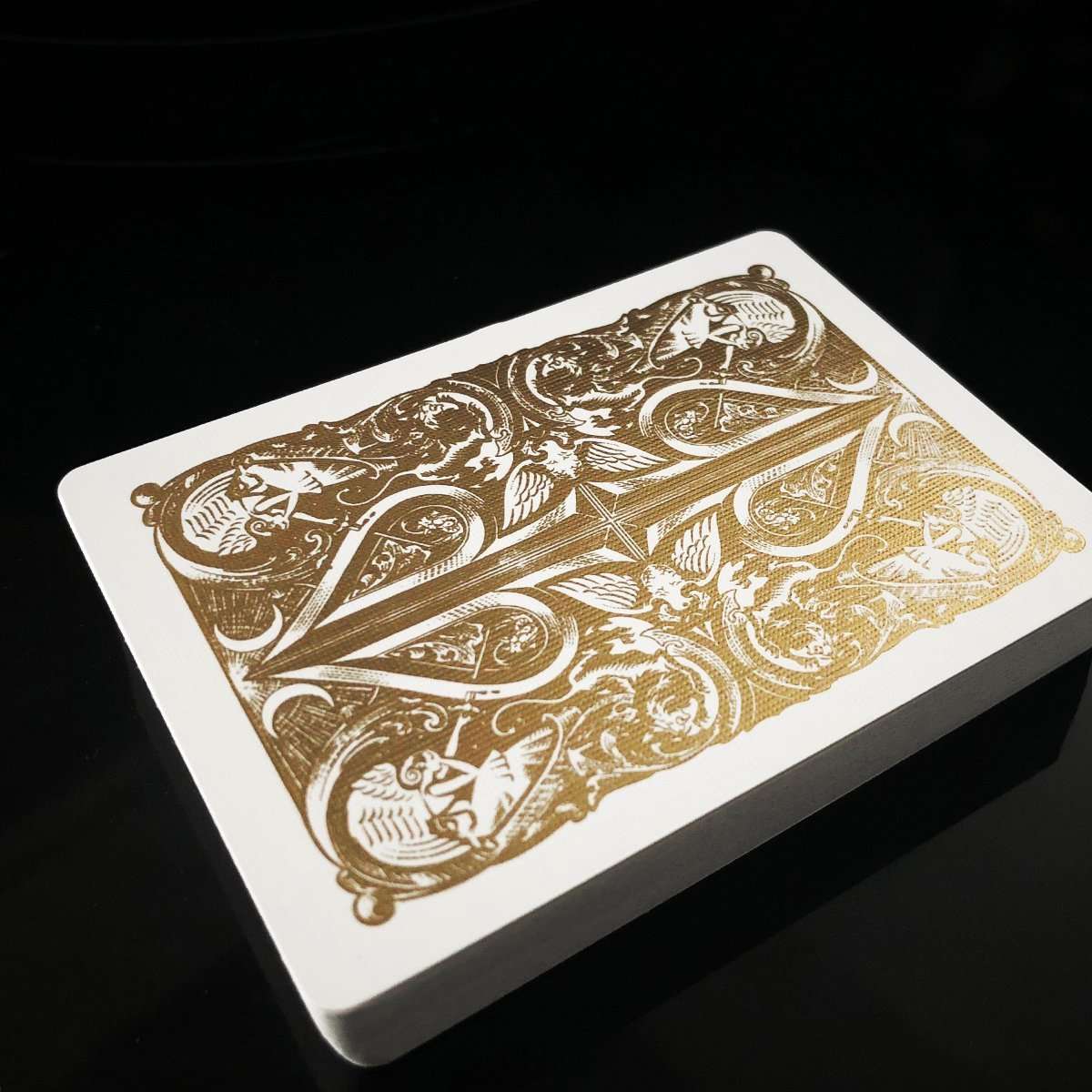 Gold Split Spades David Blaine Playing Cards USPCC - Image 3