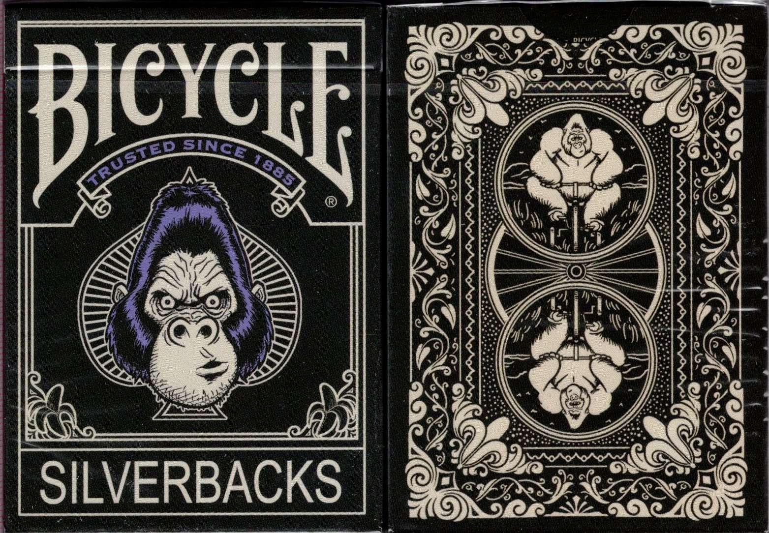 Gorilla Silverbacks Bicycle Playing Cards