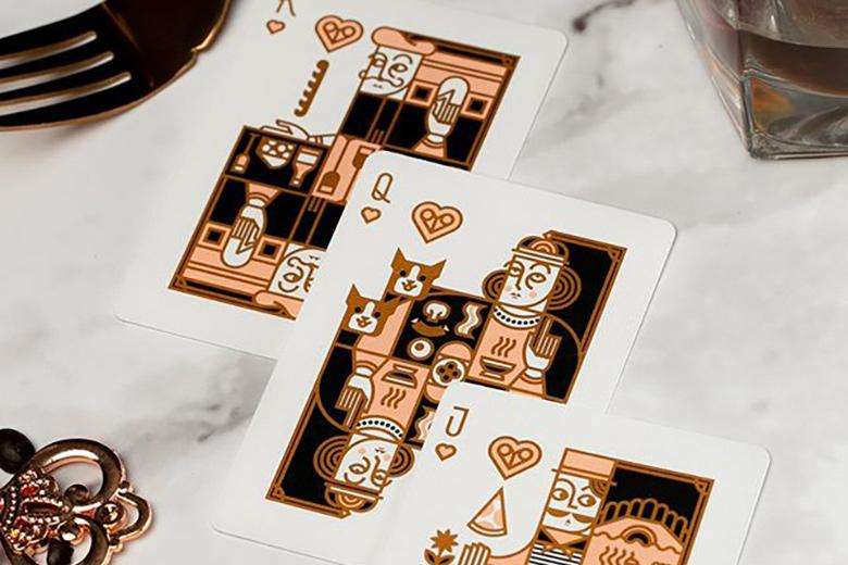 Gourmet Gilded 2 Deck Set Playing Cards USPCC - Image 6