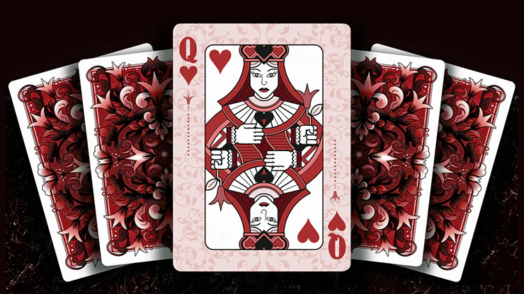 Grand Tulip Limited Edition Red Gilded Playing Cards by DCHC - Image 5