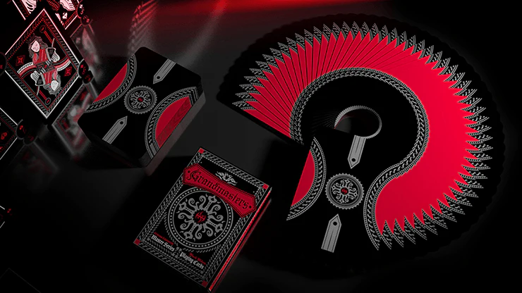 Grandmasters Black Widow Spider Playing Cards USPCC - Image 5
