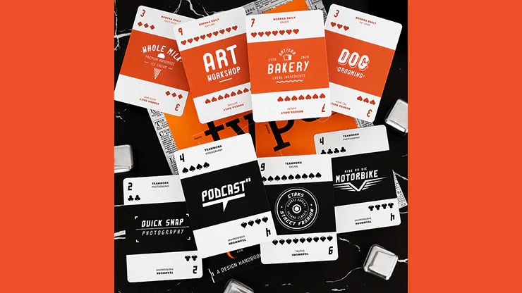 Graphic Design Cheat Sheet v3 Playing Cards USPCC - Image 2