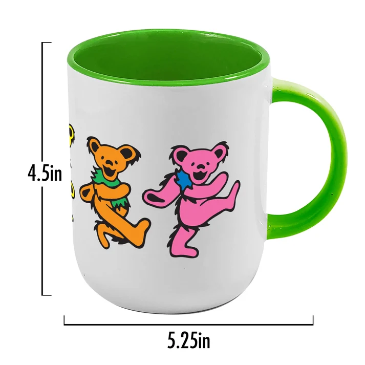 Grateful Dead Dancing Bears Mug - Image 2