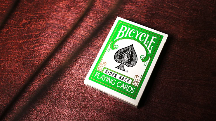 Green Rider Back Bicycle Playing Cards Deck with Gaff Cards and 1 Joker - Image 4