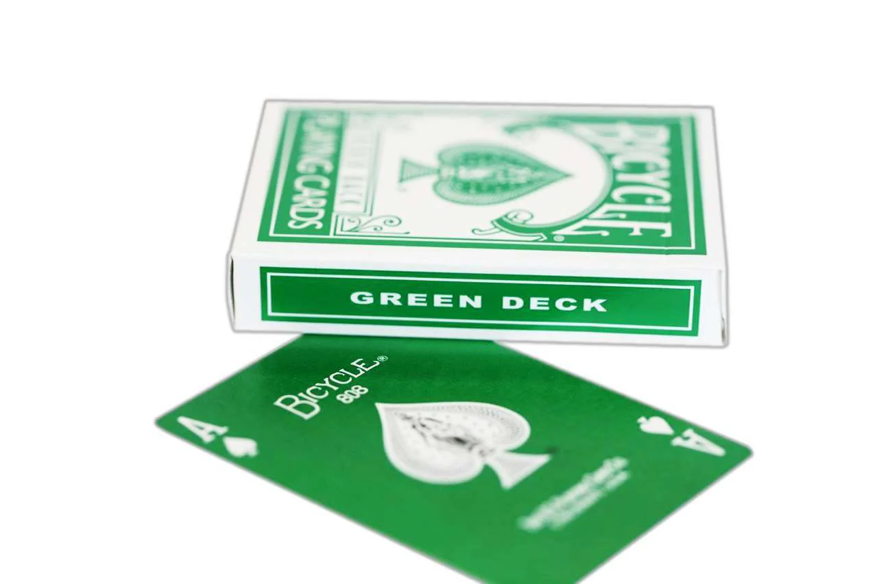Green Deck v1 Cincinnati Printed Bicycle Playing Cards - Image 6