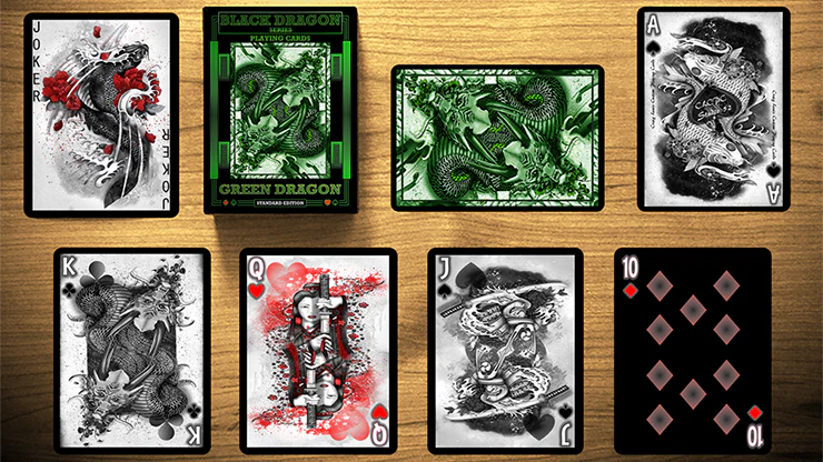Green Dragon Playing Cards MPC - Image 3