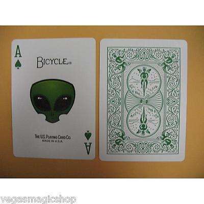 Green Trace Bicycle Playing Cards Deck - Image 2