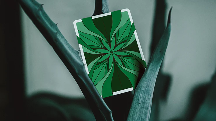 Green Wave Playing Cards by Galaxy Playing Cards - Image 2