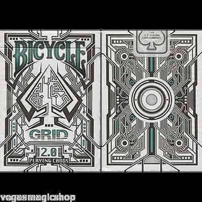 Grid 2.0 Original UV Glow Bicycle Playing Cards - Image 3